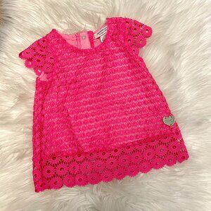 Juicy Couture Pink Lace Dress